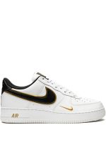 Nike Air Force 1 '07 LV8 'Double Swoosh' - White-Black-Gold - Image 4