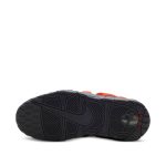 Nike Air More Uptempo " Dark Grey/Metallic Silver/Light Crimson" Sneakers - Image 4