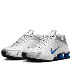 Nike Shox R4 'Orlando White Metallic Silver' - Racer Blue Sneaker - Image 2