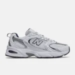 New Balance 530 'White Silver Metallic Black' Sneakers - Image 6