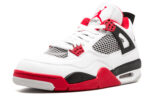 Air Jordan 4 Retro 'Fire Red' 2012 Sneakers - Image 4