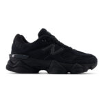 New Balance 9060 Lifestyle - Triple Black 'Suede' Sneakers