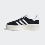 Adidas Gazelle Bold "Core Black / Cloud White / Core White" Sneakers - Image 4
